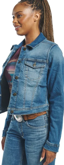 Justin Boots Women's Jacket Denim Best